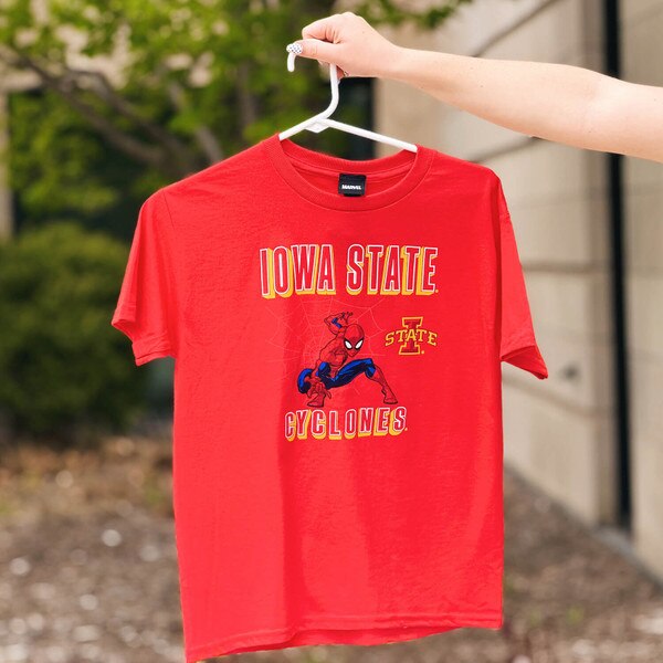 Blue 84 X Marvel Youth I-State Red Spiderman Web Short Sleeve T-Shirt